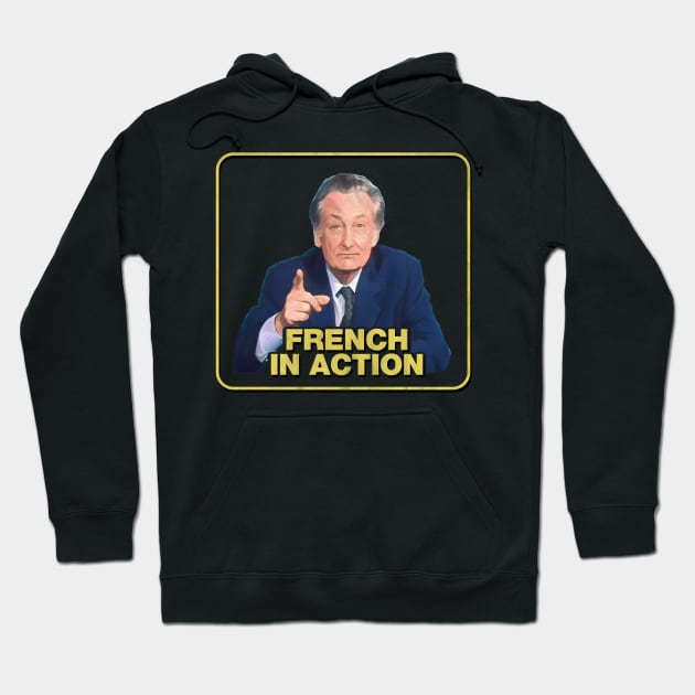 French In Action Professor Hoodie by karutees